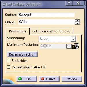 The Offset Surface Definition