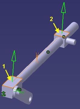 The Offset constraint has been updated. Pick-1 arc >> Rotate the Crank. Drag the Compass red ball to the Crank as above. Ctrl + U to update. Pick the Offset Constraint tool.