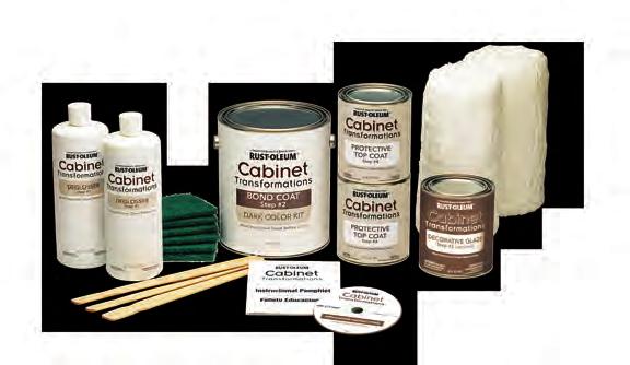 coating system. Create the look of hand-crafted cabinets.