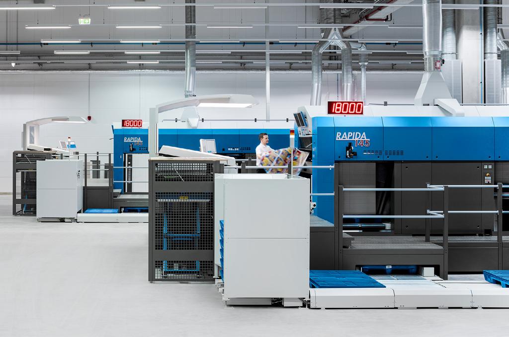 High-performance sheetfed offset presses Efficient print production KBA-Sheetfed Solutions in Radebeul stands for the most productive sheetfed offset presses on the market.