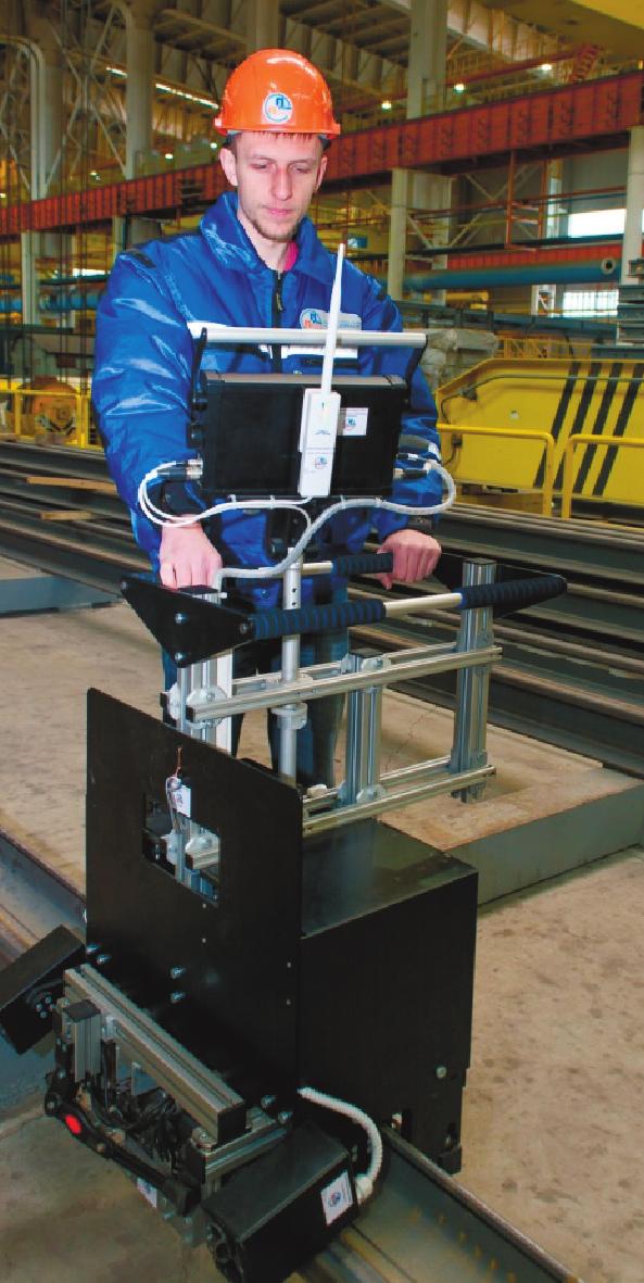 IMPLEMENTED CONFIGURATIONS Mechanized and automated eddy current testing of rails and profiled bars By designing special-purpose
