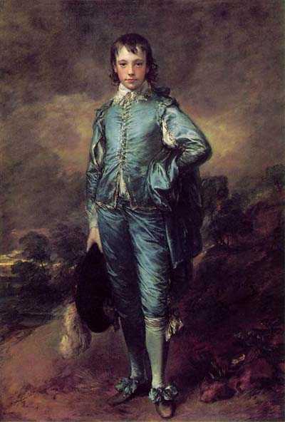 The Blue Boy - Gainsborough The Blue Boy, a famous PORTRAIT by Thomas