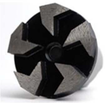 shape segment metal grinding disc is used for aggressive removal applications.