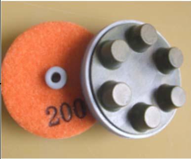 concrete Grit: 50#- 100#-200#-400#-800#- 1500#-3000# Resin bond floor polishing pad.