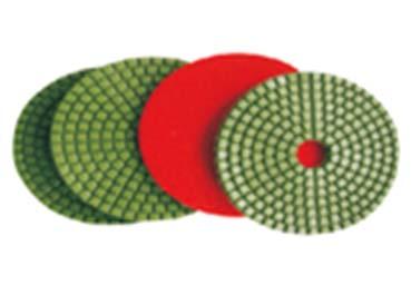 RLPC013 Flexible Resin- Pregnant Diamond Metal Chips Polishing Pads Grit: 50#- 100#-200#-400# For improving the efficiency to quickly remove stock and for increasing the durable life of pad set