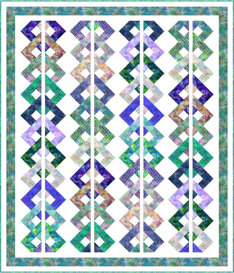 Freeform Quilt Designed by Pine