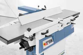 Dual lift of planer tables of both models and electronic thicknessing table adjustment with
