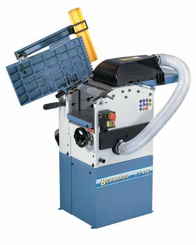 PT 260 Planing machines The planer fence with prism guide block