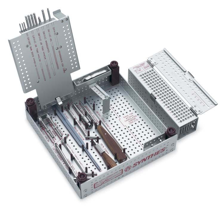 3.5 mm Cannulated Screw Instrument and Implant Sets Synthes offers the following 3.5 mm Cannulated Screw Instrument and Implant sets: 3.5 mm Cannulated Screw Instrument and Implant Set [105.03] 3.
