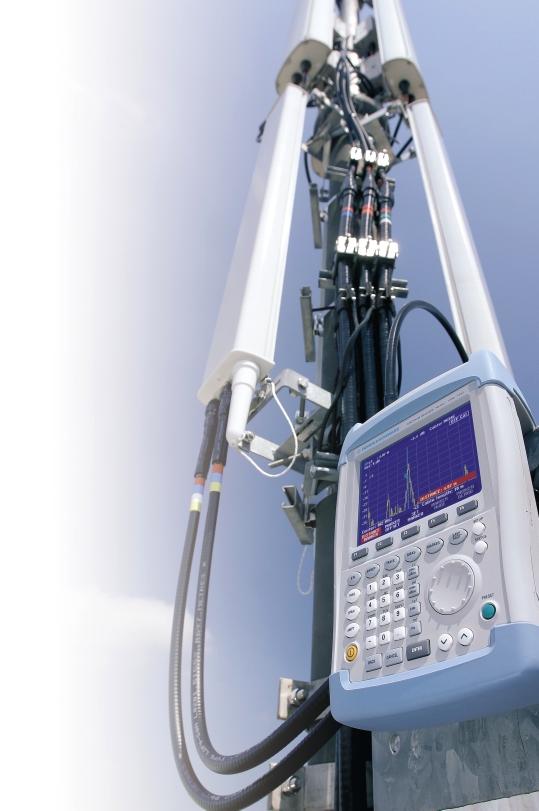 Spectrum analysis anywhere, anytime The R&S FSH3 is the ideal spectrum analyzer