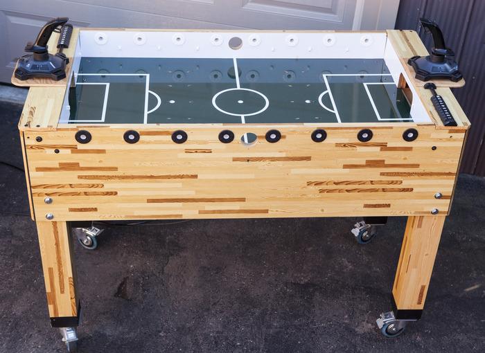 Jet-Ball: History 2006 - Ideation: Jet-Ball started as an idea Terry Ruddell and his sons Lucas & Levi had in 2006 when they dismantled their old foosball table in their garage as a summer project.