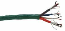 Door Access Control Cable FT-4 & Plenum Ft-6 Consists of: Orange - Card Reader - 3pair-22awg 100% F-Shld & Tinned Copper Drain Wire Blue - Station "Z" Wire - 4c-22awg Stranded 100% F-Shld & Tinned