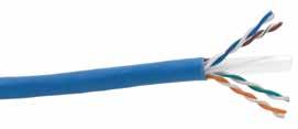 General Cable Genspeed CAT-6 Non-Plenum / Plenum CAT-6 350Mhz Solid Bare Annealed Copper Conductors Twisted Pairs, Rip Cord, Divider Polyolefin Insulation Flame-Retardent PVC Jacket Jacket available