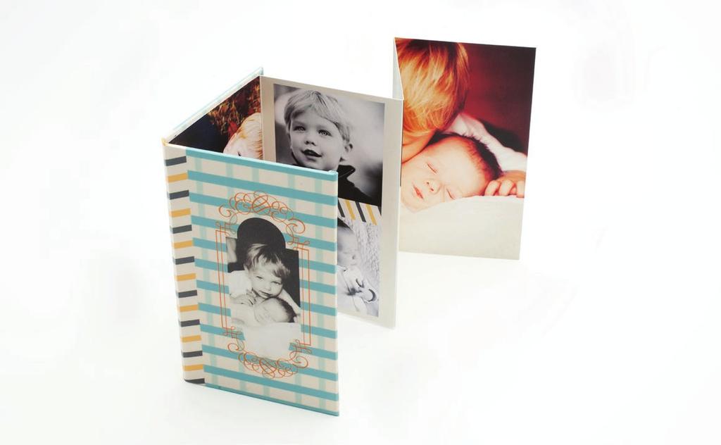 Books A playful alternative to the traditional book, Accordion Books display multiple photos so you can show off more than just one favorite.