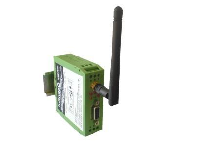 The RM24100D radio modems operate in the license free 2.4GHz ISM (industrial, scientific, medical) band and is capable of achieving long range line-of-sight communications up to 1km.