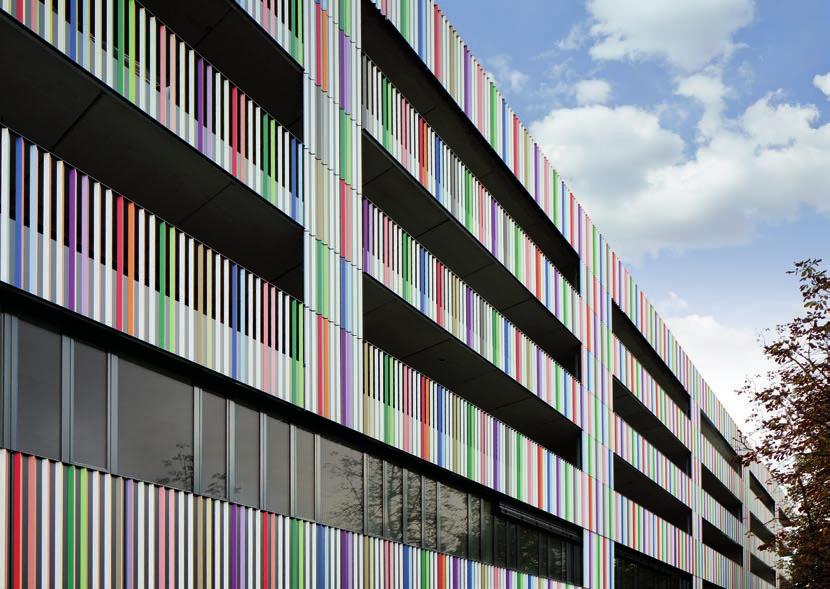 Linde AG Office Center, Pullach Colour: Sapphire Silver Architect: Ritter Bauer Architekten GmbH, Aschaffenburg Photographer: Michael Heinrich, München Well advised with Marrahaus, Heilbronn Colour: