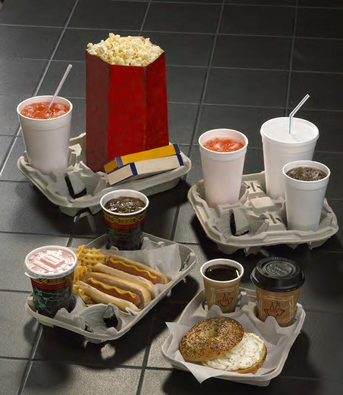 Carry-Safe Beverage Carriers & Carry-Out Trays Pactiv s versatile Carry-Safe Beverage Carriers & Carry-Out Trays hold a variety of cup sizes and food types securely.