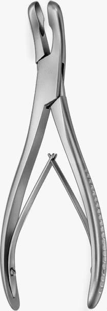 Bone rongeurs and bone cutting forceps Function test of bone rongeurs and bone cutting forceps The jaws must be of equal size and symmetry.