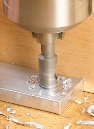 JIGS & ACCESSORIES Two-Part Base, Stop, & Fence 1 OVERVIEW a. b. { Countersink. Drill a deep countersink to ensure the screw head is below the surface of the bar.