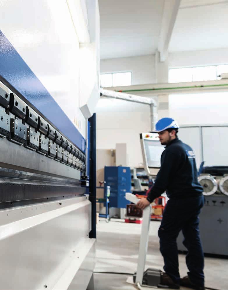 A visitor to the VICLA production facility in Albavilla, Italy, will immediately sense the special environment: VICLA does not consider itself a conventional manufacturer of press brakes and