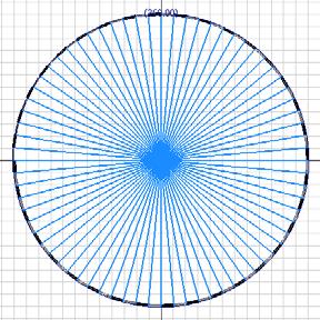 Inventor (10) Module 1G: 1G- 20 Figure 1G-5R: All radiating Circular Pattern lines selected.