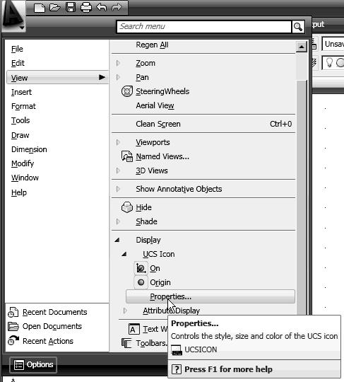 1-16 AutoCAD LT 2009 Tutorial Changing to the 2D UCS Icon Display In AutoCAD