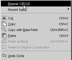 Geometric Construction Basics 1-23 3. In the command prompt area, the message Specify center point for circle or [3P/2P/Ttr (tan tan radius)]: is displayed.
