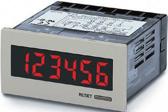 Total Counter/Time Counter (DIN 72 x 36) CSM DS_E_4_1 DIN 72 x 36-mm Total Counter/Time Counter with Easy-to-read Displays and Water and Oil Resistance Equivalent to IP66 Large, easy-to-read