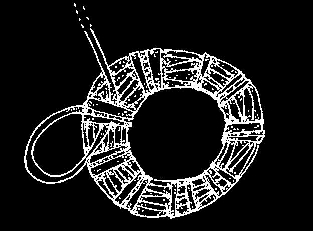 Continue wrapping the wire into a coil until the wire fills the space (figure 2).