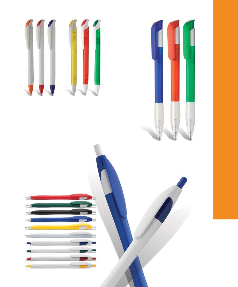 99-03 -02 Los Angeles AP63068 Plastic ballpoint pen with coloured body and clip and rubber grip.