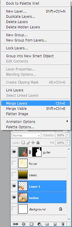 15. In order for the image to blend in the background, use the Eraser Tool to erase the corners of the image.