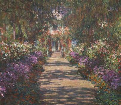 Artist s Garden at Giverny, 1902; oil on canvas;