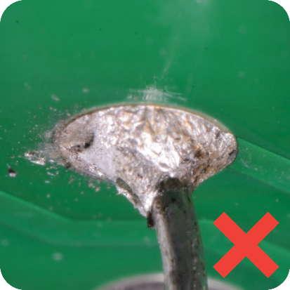 Solder contains flux to ensure the joints are sounds and not oxidised.