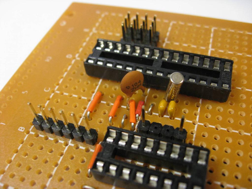 Use wire cutters to trim the leads after soldering. Add a 0.