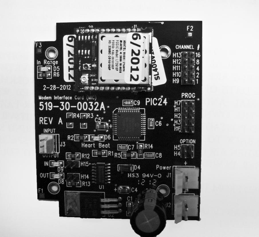6 Embedded Transmitter Kit Model SL-400 BTXK Note: This embedded