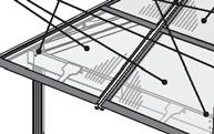Take special care not to touch overhead power lines with the aluminium profiles. Do not attempt to assemble the gazebo in windy or wet conditions.