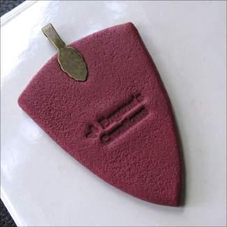 I am using this step to add my signature to the back of the pendant as well.