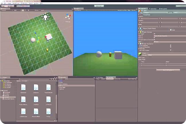 GAME DESIGN WITH UNITY Grade 5+ Unity is one of the most popular and professional tools among game developers.