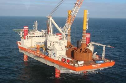 and fine positioning Speed: 25 knots Cargo: Capacity of 8 tonnes New, dedicated Foundation Installation Vessel on