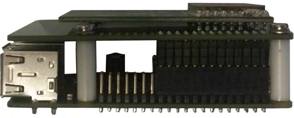 Then stacked the boards together with the Raspberry Pi according to below guidelines. The Raspberry Pi platforms (new versions) have a 40-pin connector allowing to connect an expansion board.