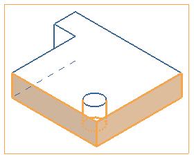 objects on drawings or in drawing member views. 1. Right-click a drafting view's border and choose View Dependent Edit. 2.