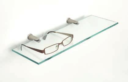 Due to the distance of the glass of 33 mm from the wall, the legs of the spectacles can hang