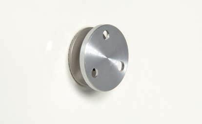 Adviced axis size is 190 mm per spectacle. Anodized Aluminum satin nickel-plated Load cap. 2.