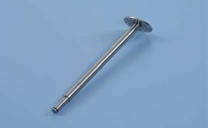 21 PLATFORM PIN SLOPING Upright pin with diagonal flange with four