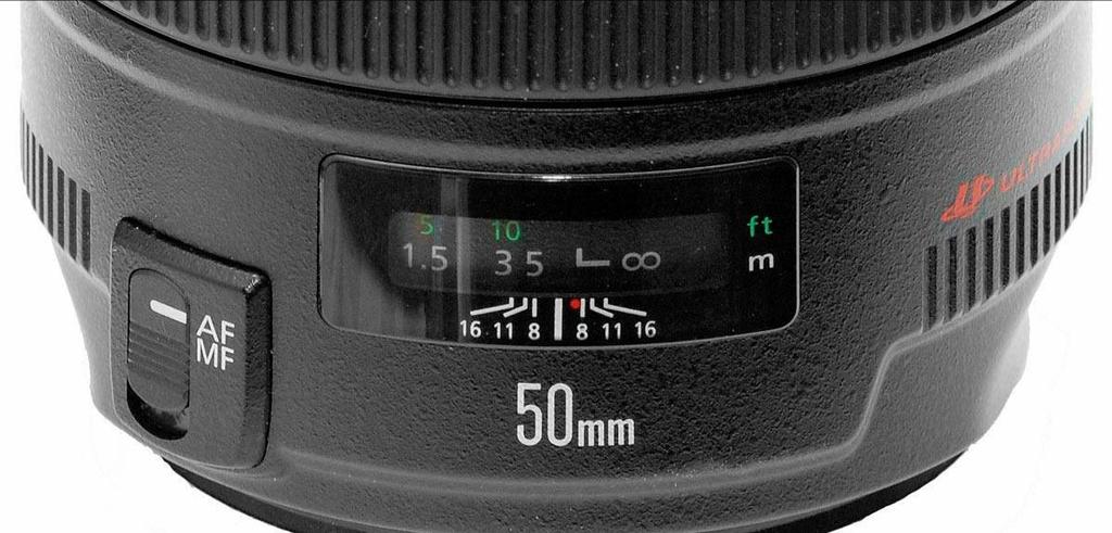 Zone Focusing Some lenses include a focusing scale for zone focusing.