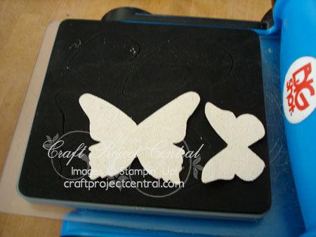 Step 2 Layer butterflies and sew a Designer