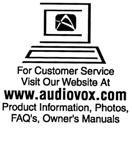 2004 Audiovox Electronics Corp.