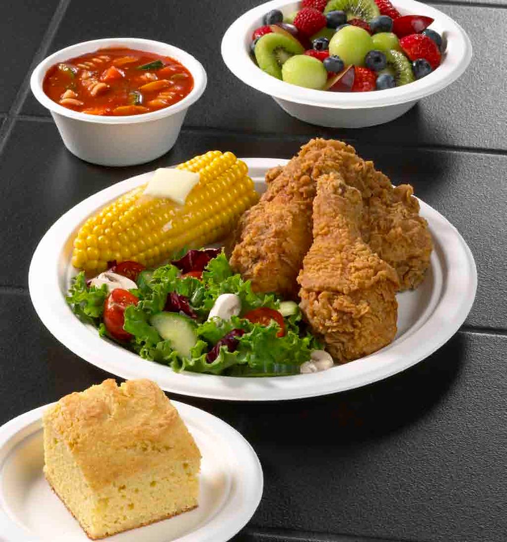 Placesetter Preferred Molded Fiber Tableware Attractive brilliant white top eating surface and white non-skid bottom Resists grease and moisture Cut resistant surface Molded fiber plates,