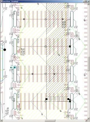 Importing Multiple CAD Files Importing CAD Drawings The CAD file you just imported includes the surface features of this project like curbs and traffic striping.