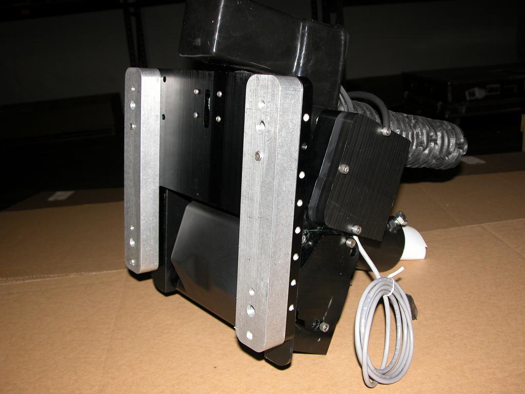 This is a picture of the MESA mount (Prodelin only) that has the antenna brackets installed waiting for the antenna to be